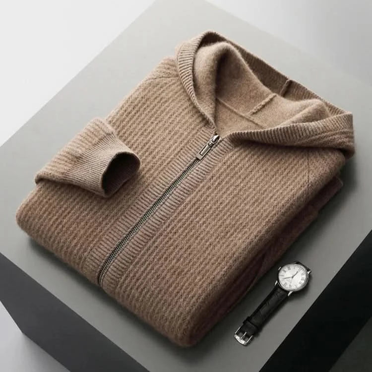 Sorrento | Cashmere Zip Hoodie – Everyday Luxury for Men