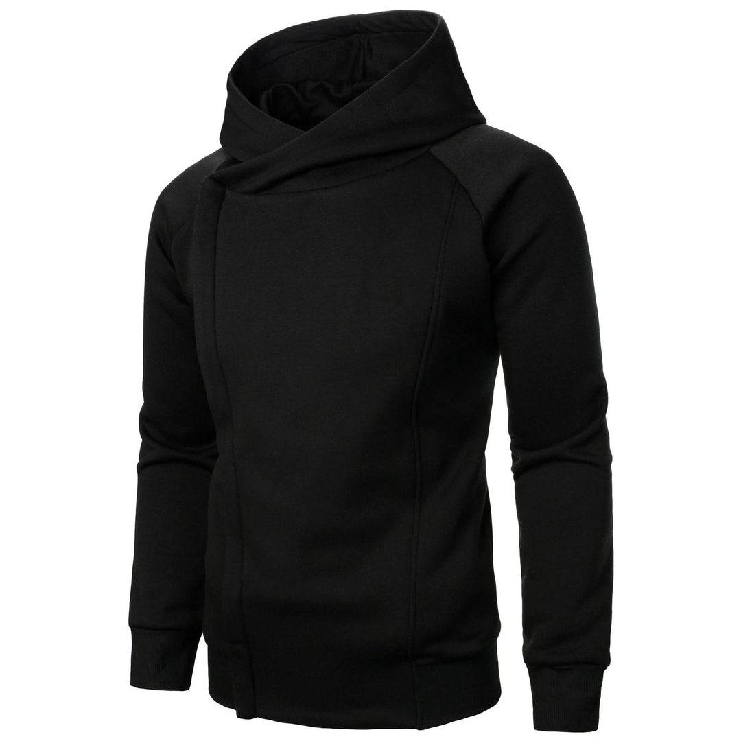 CROSSFIELD | Asymmetric Zip Hoodie – Modern Urban Style for Men