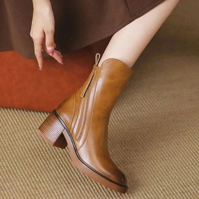 Selene | Ankle Boots – Premium Leather Style for Women