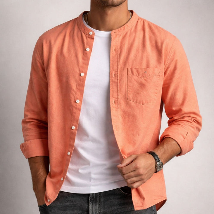Riley | Casual Linen Shirt – Structured Design for Effortless Style