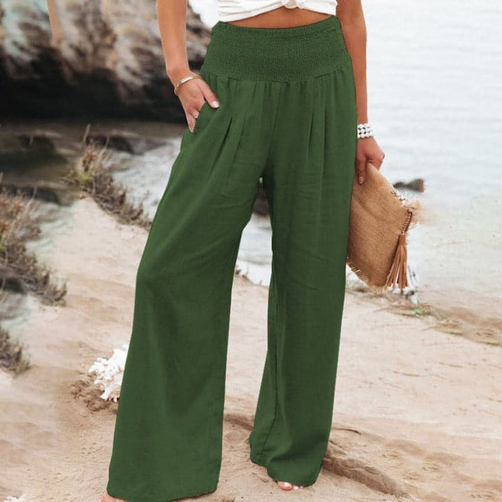 Nora | Casual and Breathable Cotton Linen Wide Leg Pants