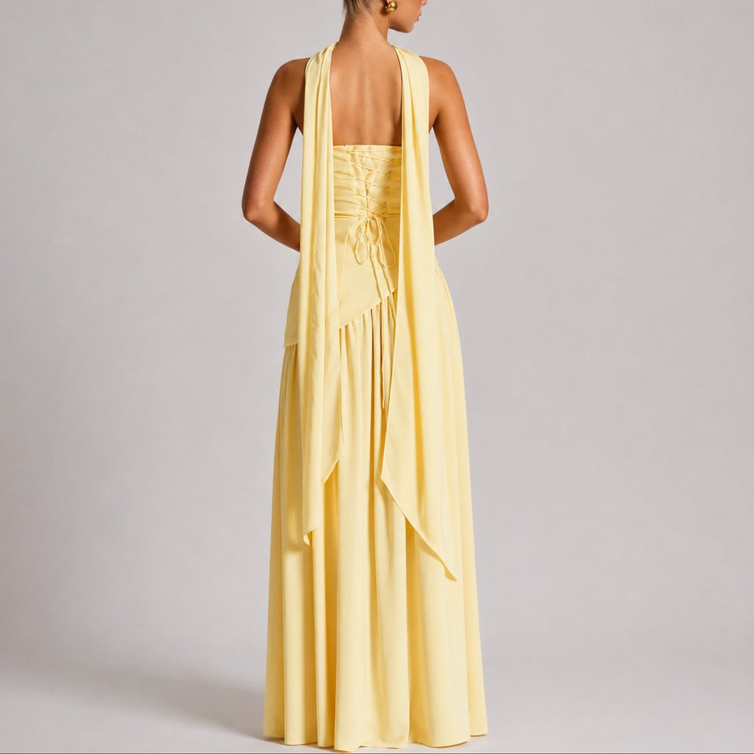 Sara | Elegant And Stylish Fall Wedding Maxi Dress