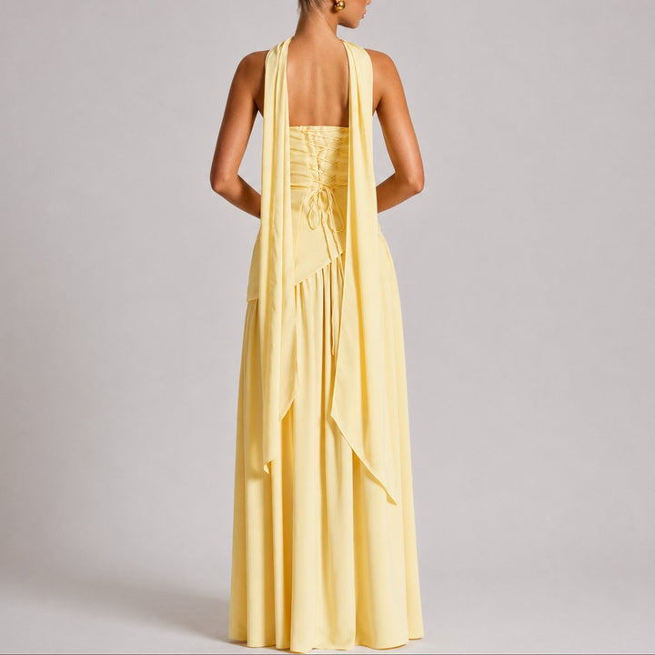 Sara | Elegant And Stylish Fall Wedding Maxi Dress