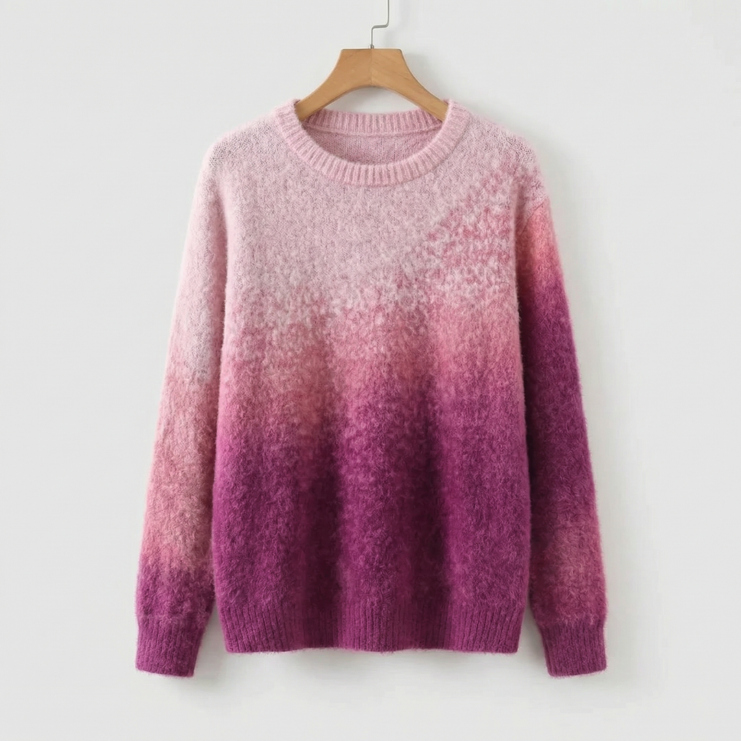 Luca | Knit Sweater – Gradient Style voor Dames