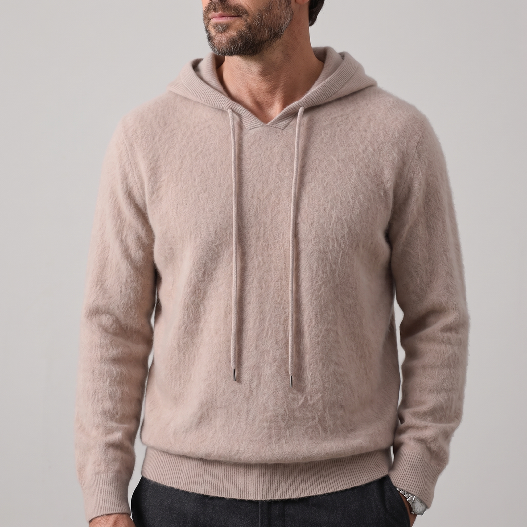 Milo | Cashmere Hoodie – Luxuriously Soft Comfort for Men
