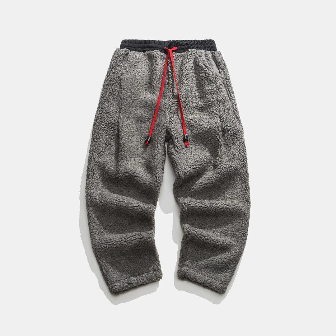 Cozy | Fleece Sweatpants with Drawstring and Pockets