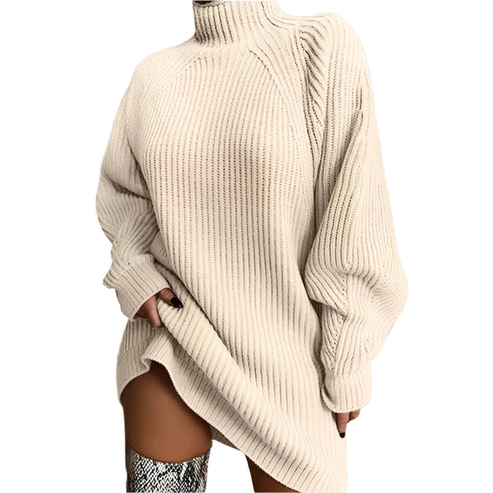 Franziska | Oversized Pullover Sweater with High Neck