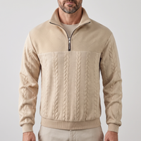 Nathan | Maglione da uomo con mezza zip, caldo e versatile