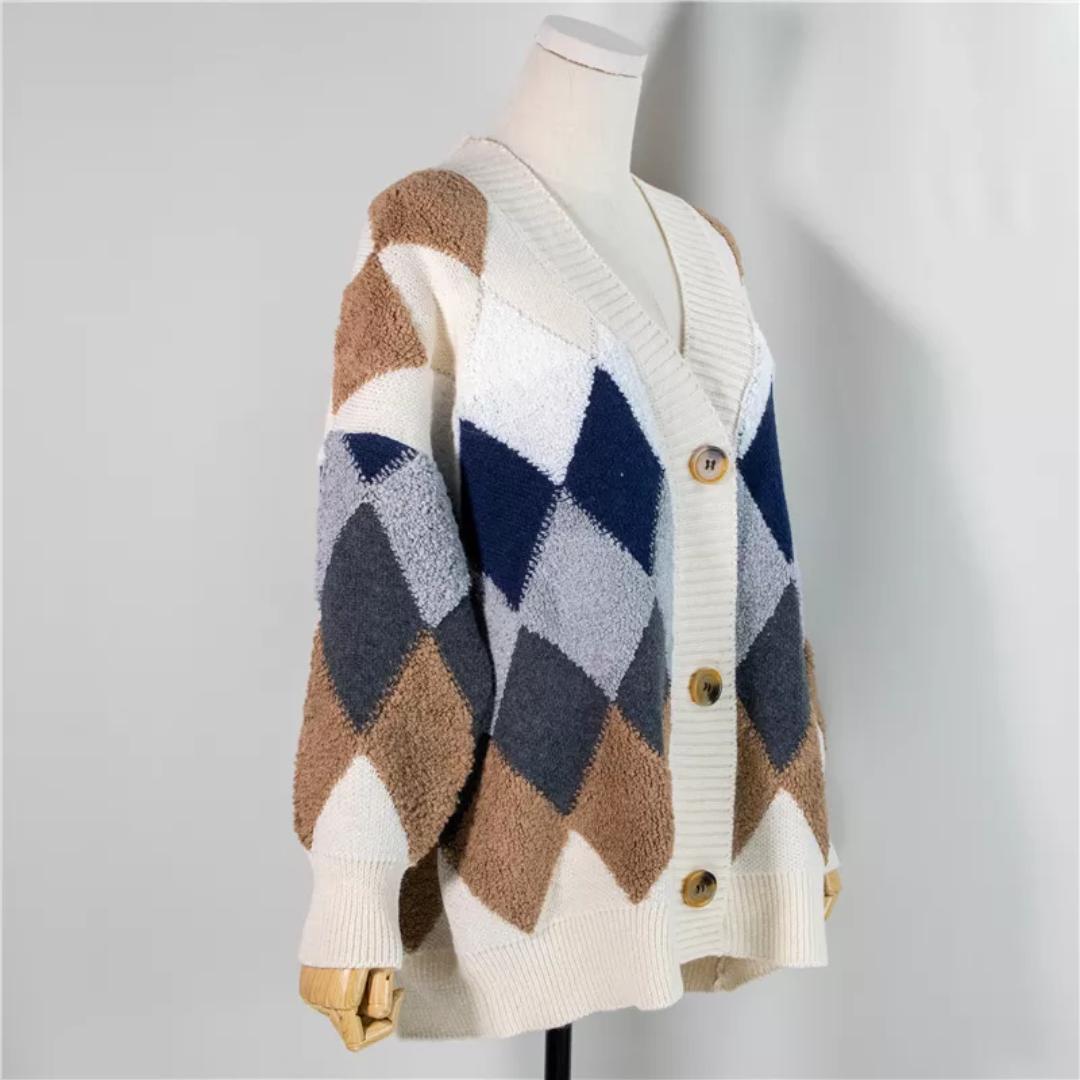 Mila | Oversized and Cozy Buttoned Knit Cardigan