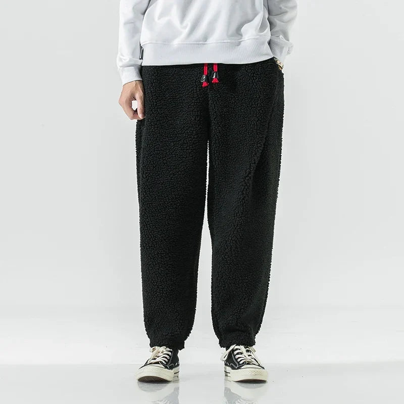 Cozy | Fleece Sweatpants with Drawstring and Pockets
