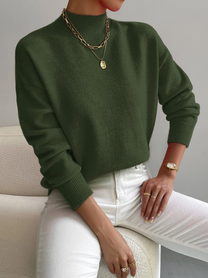 Amelia | Elegant And Comfortable Turtleneck Knit Sweater