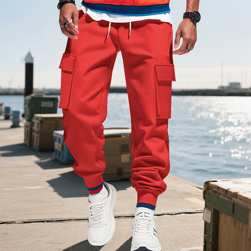 Logan | Casual Elastic Waist Cargo Pants