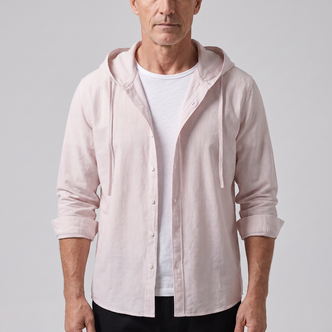 Nova | Linen Hoodie – Lightweight Breathable Style for Men