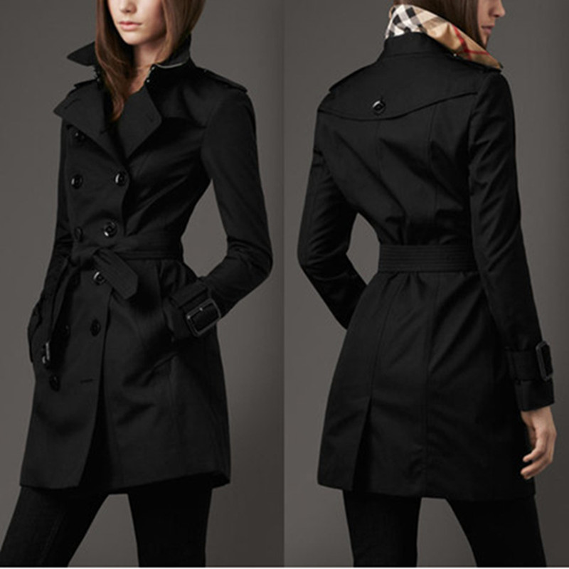Alice | Refined And Elegant Double Breasted Trench Coat