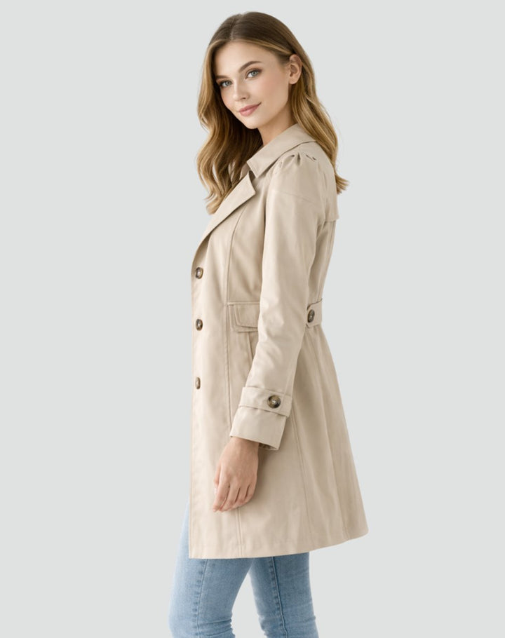 Mia | Comfortable And Classic Tailored Trench Coat