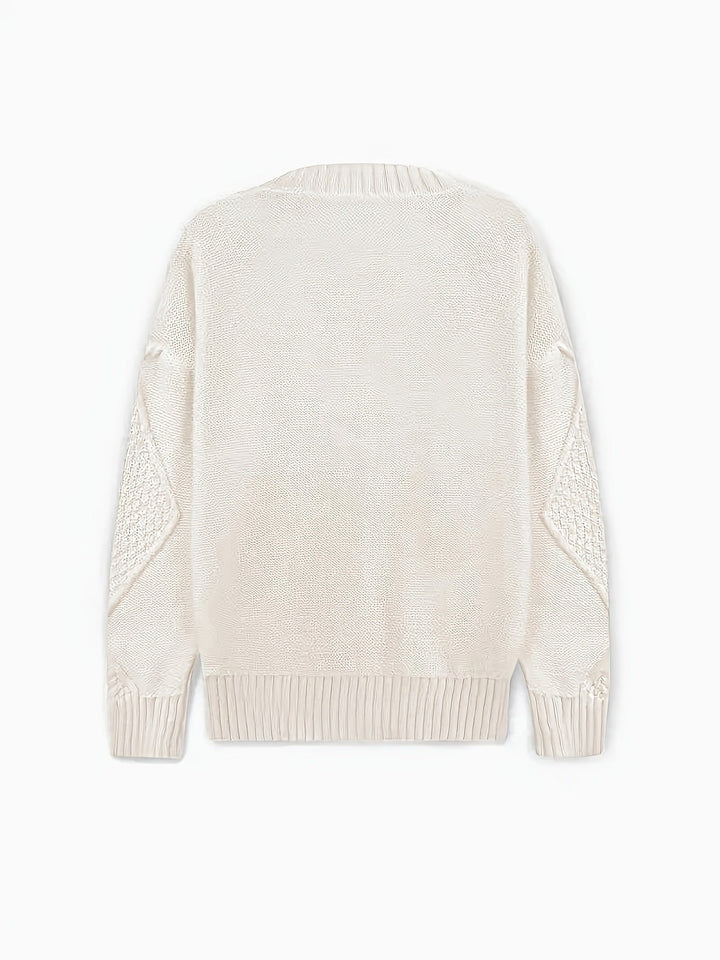Lucinda | Cable-Knit Cardigan – Cozy Button Front Design