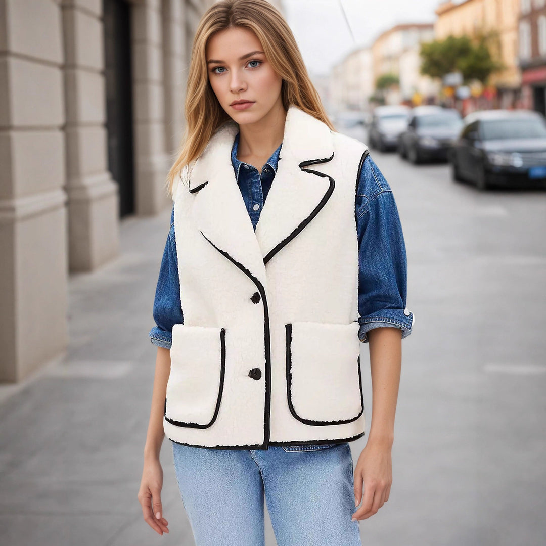 Isabella | Elegant And Textured Loop Layering Vest