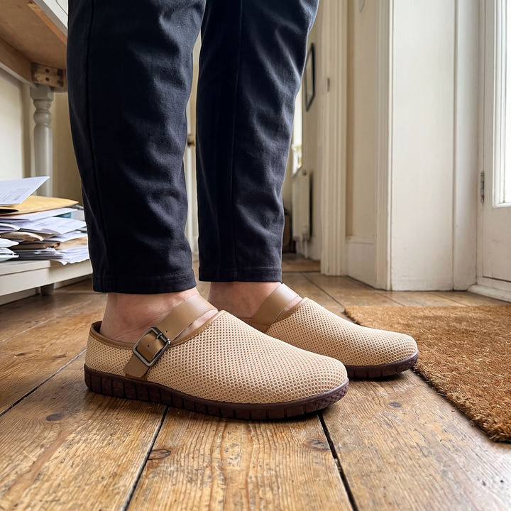 Dorin | House Slippers – Comfy Open-Heel Design for Everyday Wear