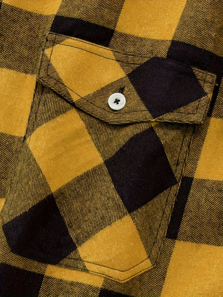 Miles | Flannel Shirt – Classic Checked Style for Men