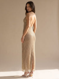 Victoria | Schickes und bequemes figurbetontes Party-Maxikleid
