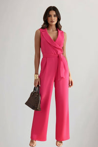 Amelia | Anspruchsvoller und figurbetonter Jumpsuit mit weitem Bein