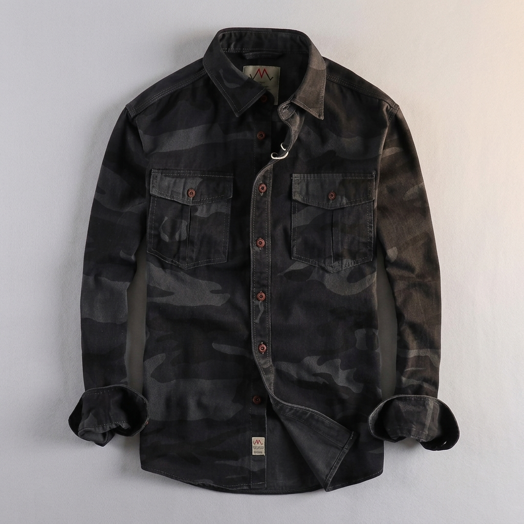 Brentford | Utility Button-Up Shirt for Men with Functional Design