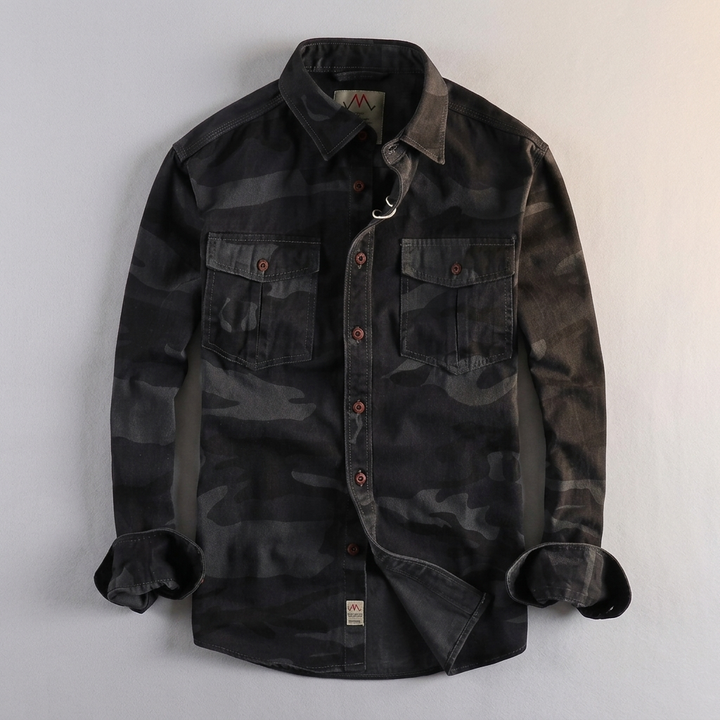 Brentford | Utility Button-Up Shirt for Men with Functional Design