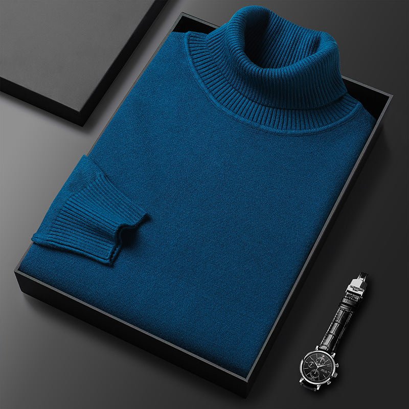 Hunter | Cashmere Cotton Turtleneck Sweater – Luxurious Fit for Men