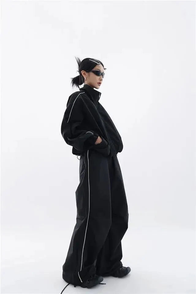 Drune | Oversized Training Suit for Women in Black