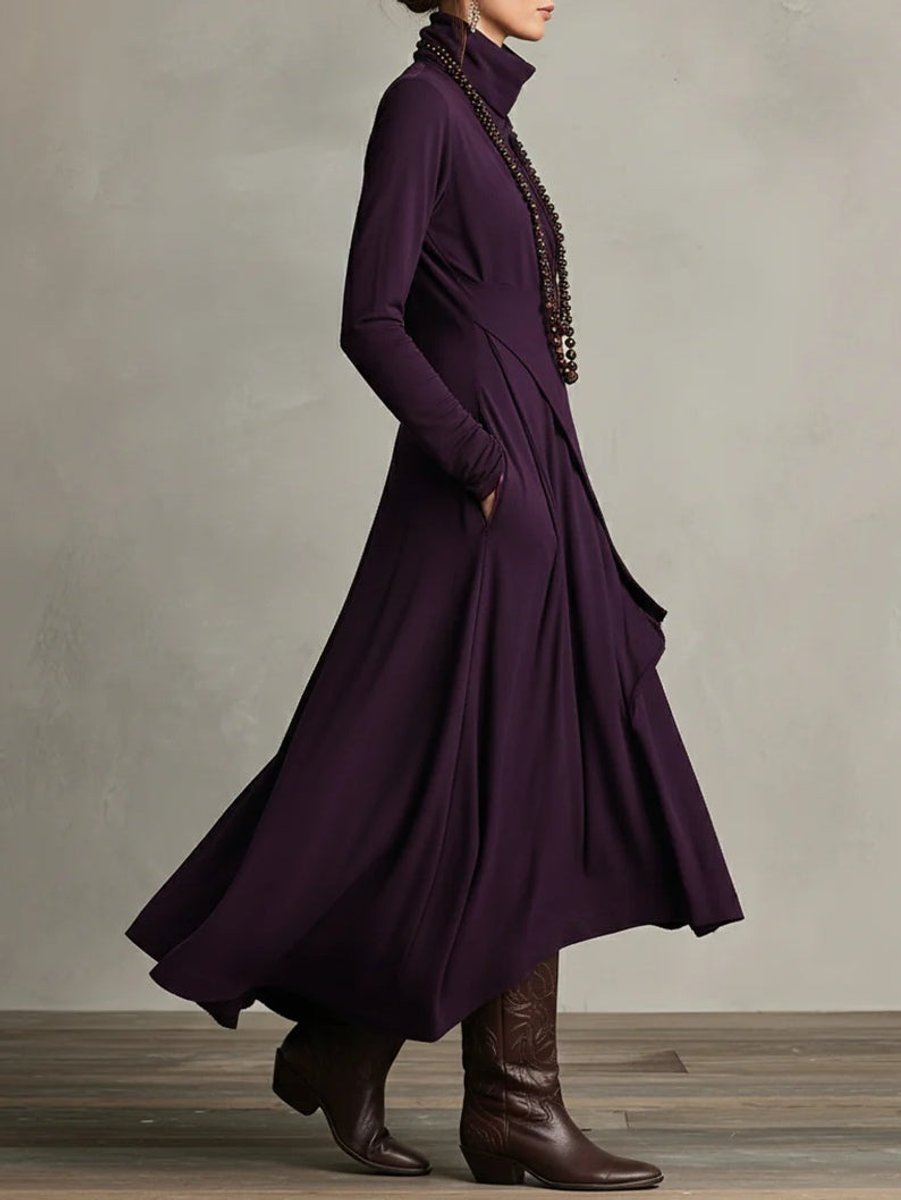 Avery | Modern And Elegant Long Sleeved Maxi Dress