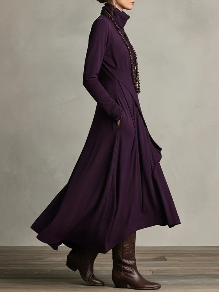 Avery | Modern And Elegant Long Sleeved Maxi Dress