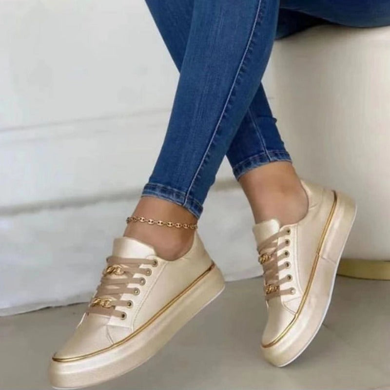 Lydia | Modern And Durable Orthopedic Lace Up Sneakers