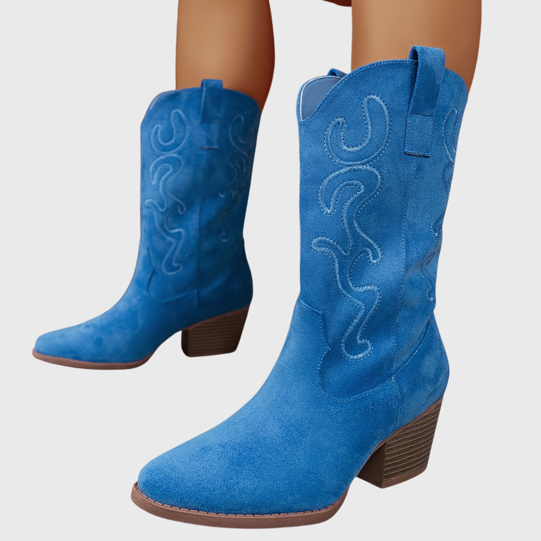 Seraphina | Bottes de cowboy élégantes et confortables à mollet large