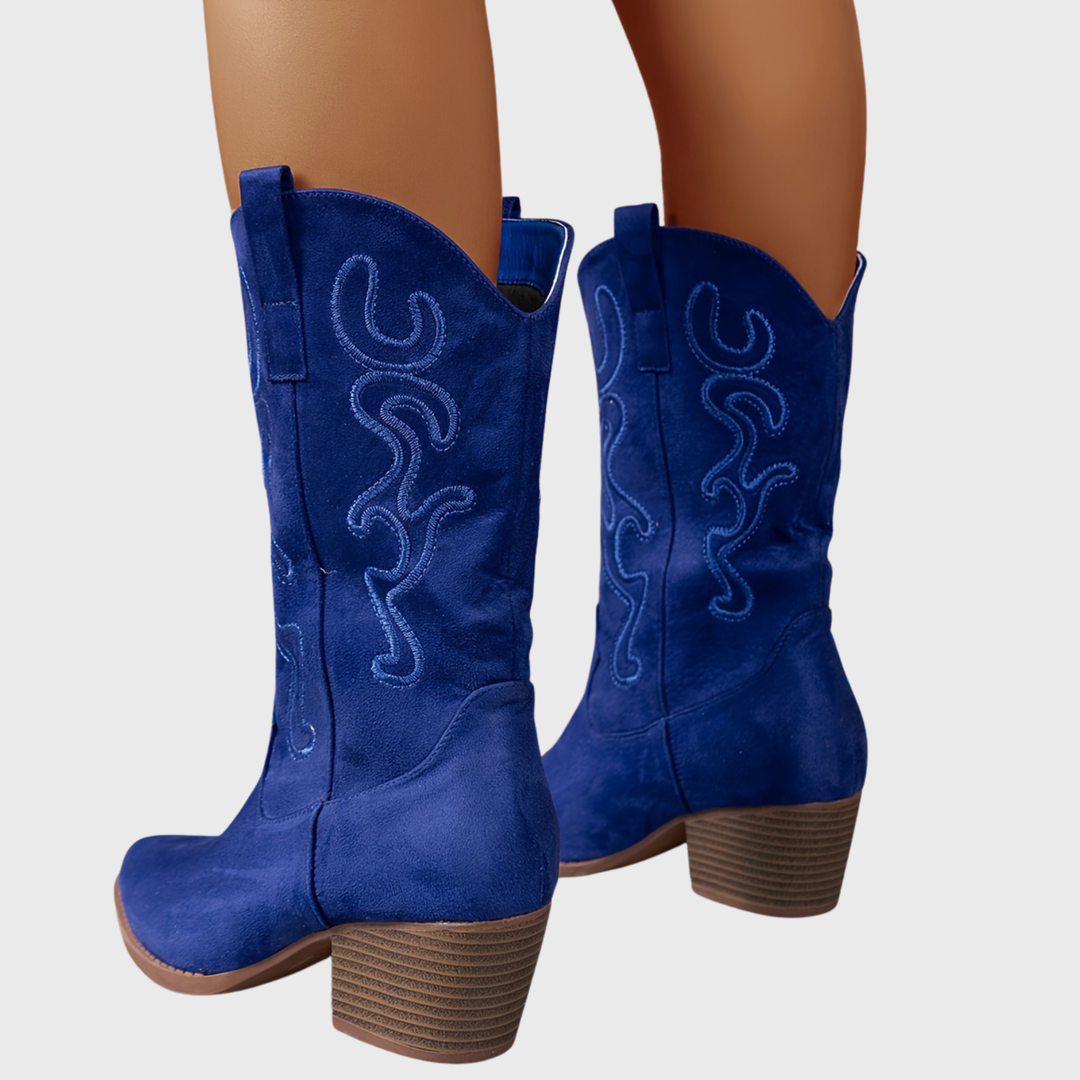 Seraphina | Bottes de cowboy élégantes et confortables à mollet large