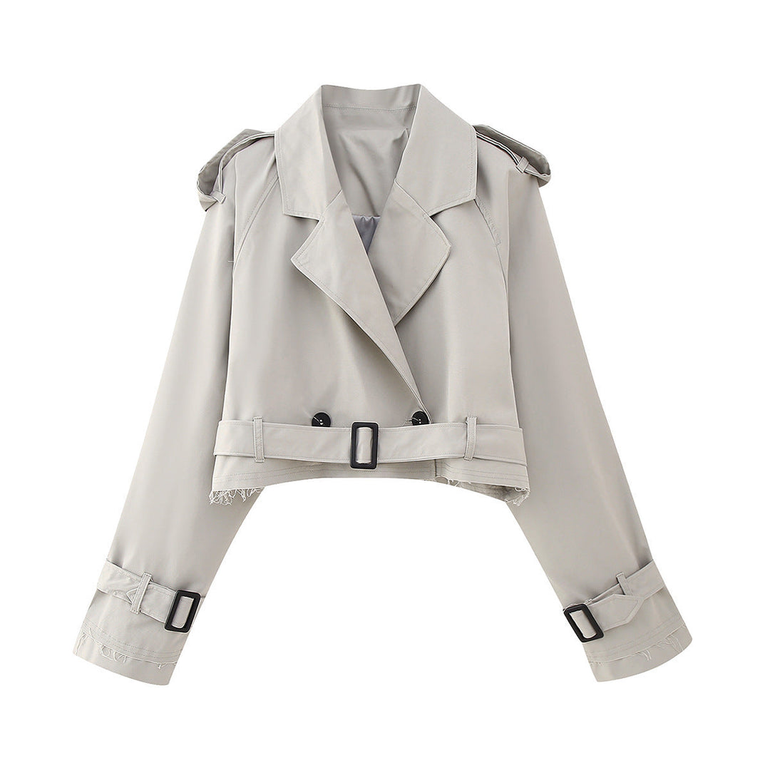 Eleanor | Comfortable And Versatile Short Trench Coat