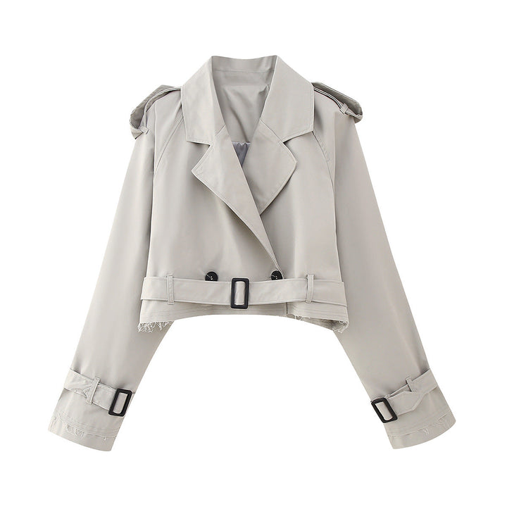 Eleanor | Comfortable And Versatile Short Trench Coat