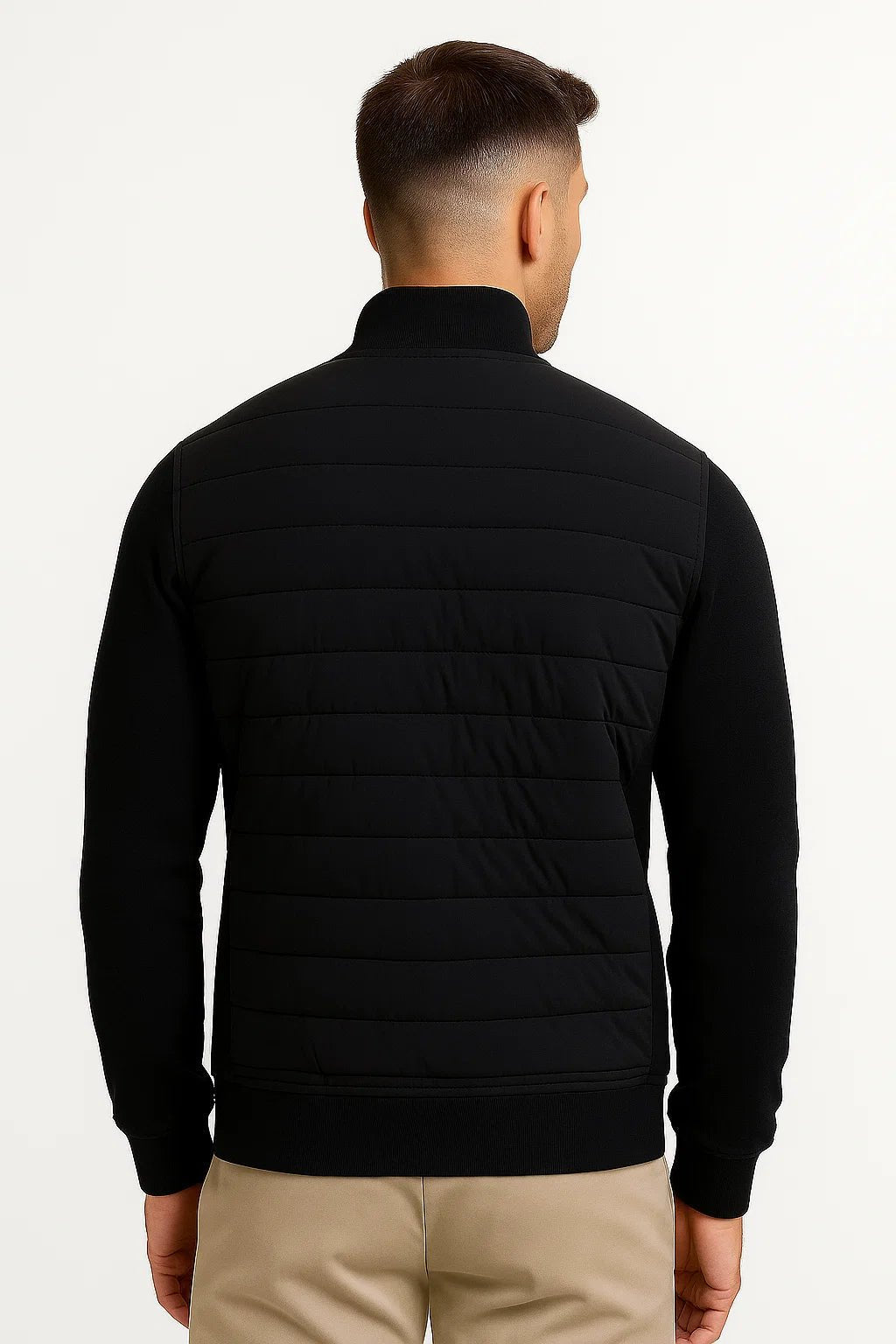 Florian | Hybrid Jacket with Knitted Sleeves for Men