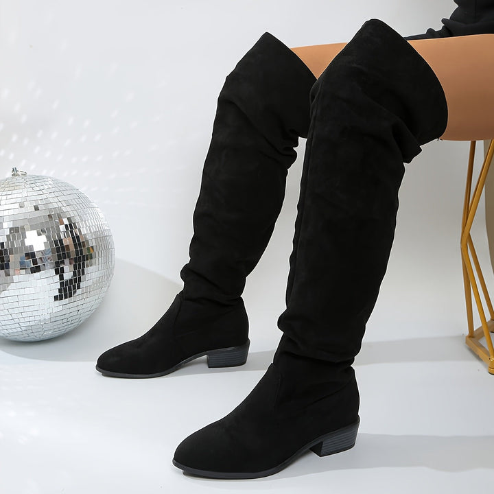 Amelia | Elegant And Relaxed Slouchy Knee High Boots