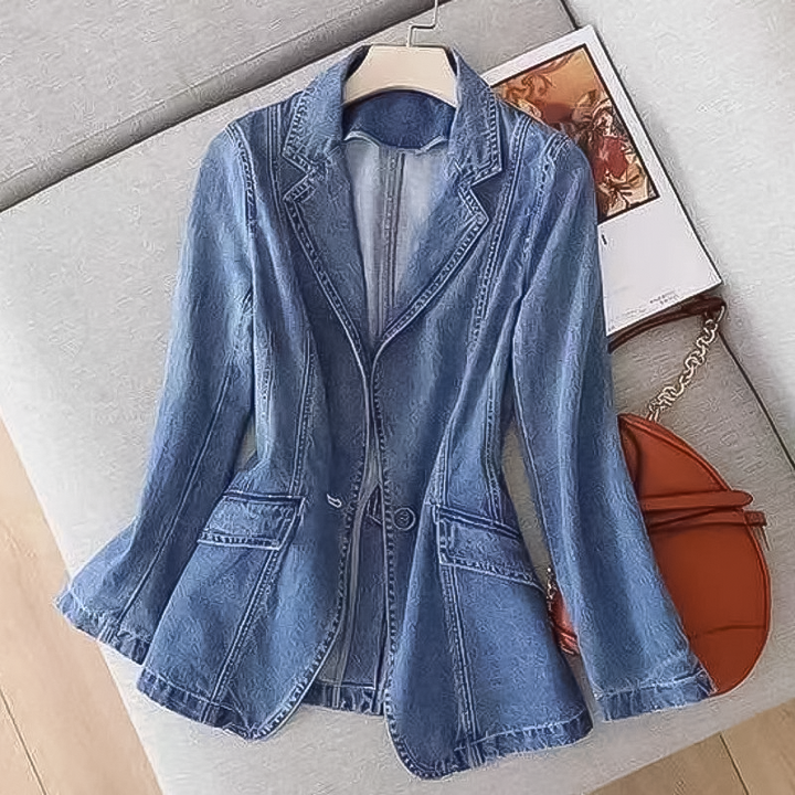 Camila | Comfortable And Stylish Women's Denim Blazer