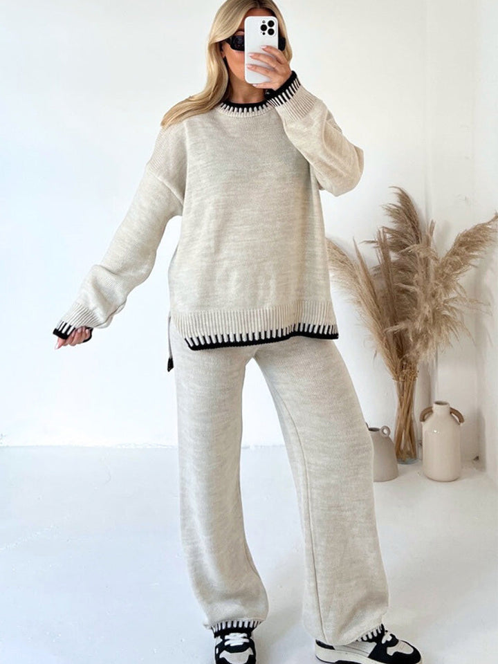 Emma | Modern And Comfortable Knit Two Piece Set