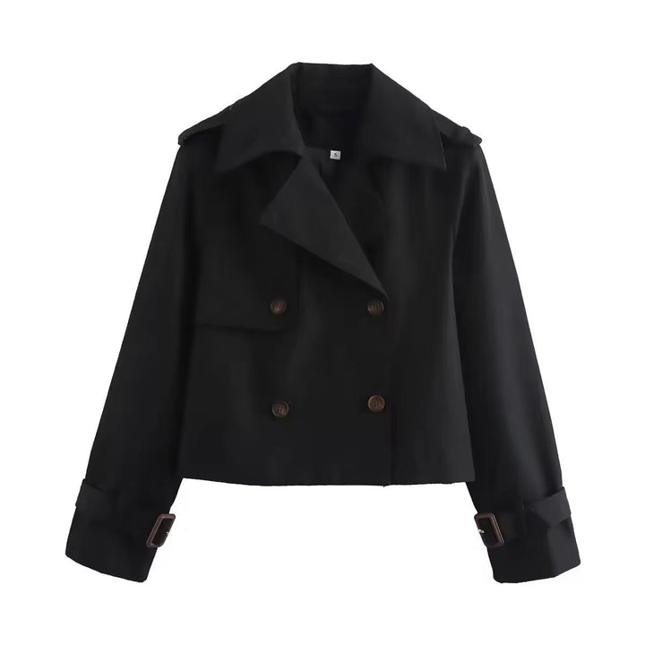 Luna | Comfortable And Elegant Cropped Trench Coat