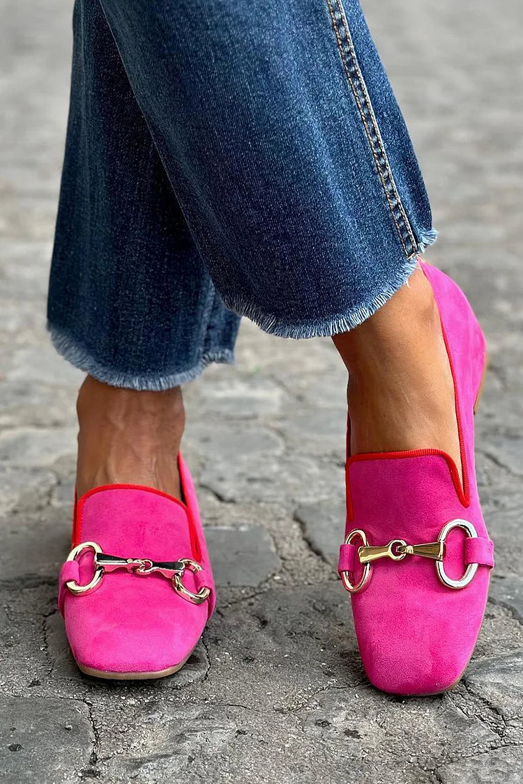 Nora | Markante und stilvolle Slipper-Loafer mit Metallic-Akzenten