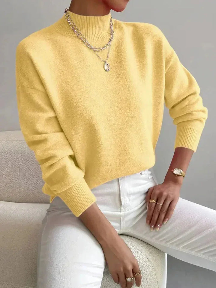 Amelia | Elegant And Comfortable Turtleneck Knit Sweater