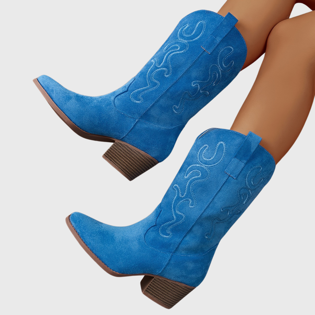 Seraphina | Bottes de cowboy élégantes et confortables à mollet large