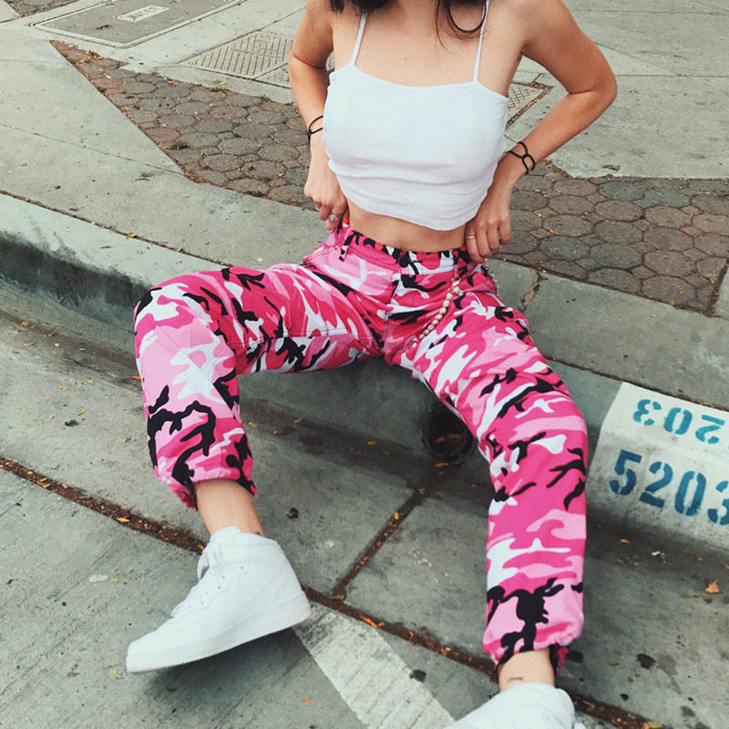 Maya | Trendy And Comfortable Camouflage Cargo Pants