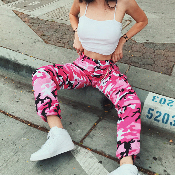 Maya | Trendy And Comfortable Camouflage Cargo Pants