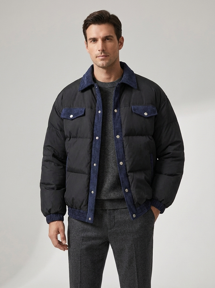Maverick | Casual Puffer Coat – Stylish Winter Jacket for Men