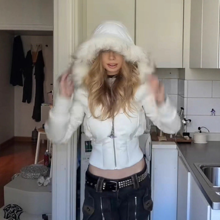 Nora | Quilted Winter Jacket – Elegant Style for Women