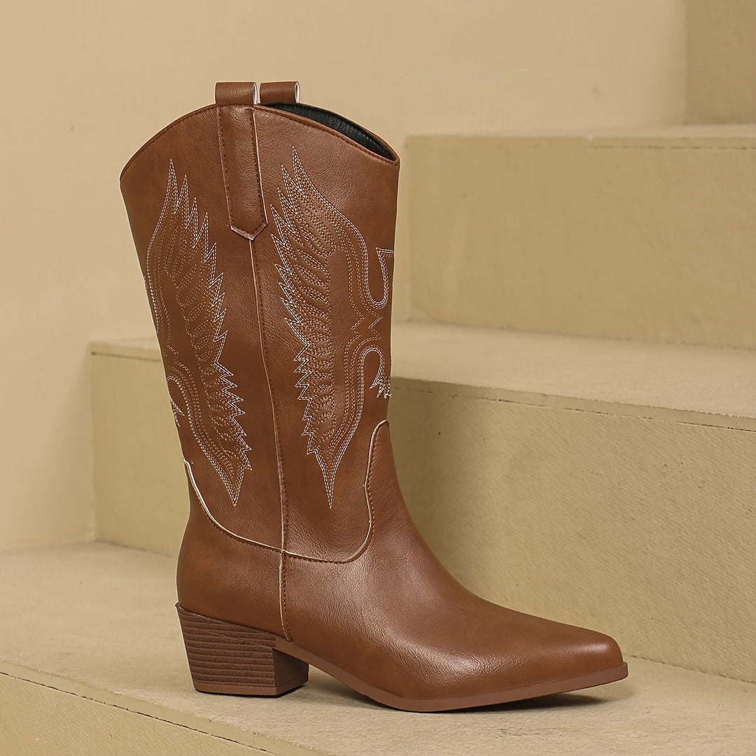 Celestia | Chic And Casual Wide Calf Cowboy Boots