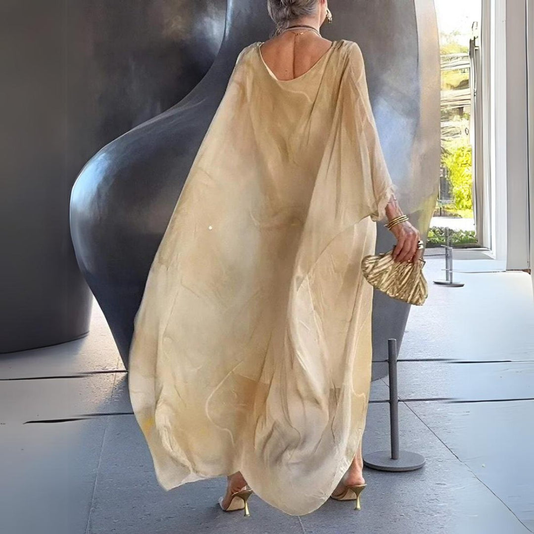 Sofia | Comfortable and Flowing Long Sleeved Maxi Dress